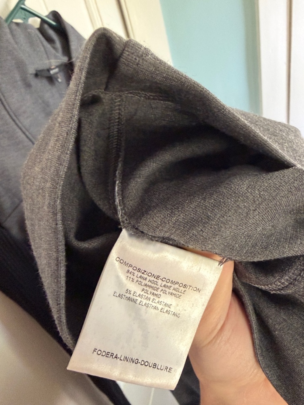Gucci Gray Dress with Black Long Sleeves - Picture 9 of 10